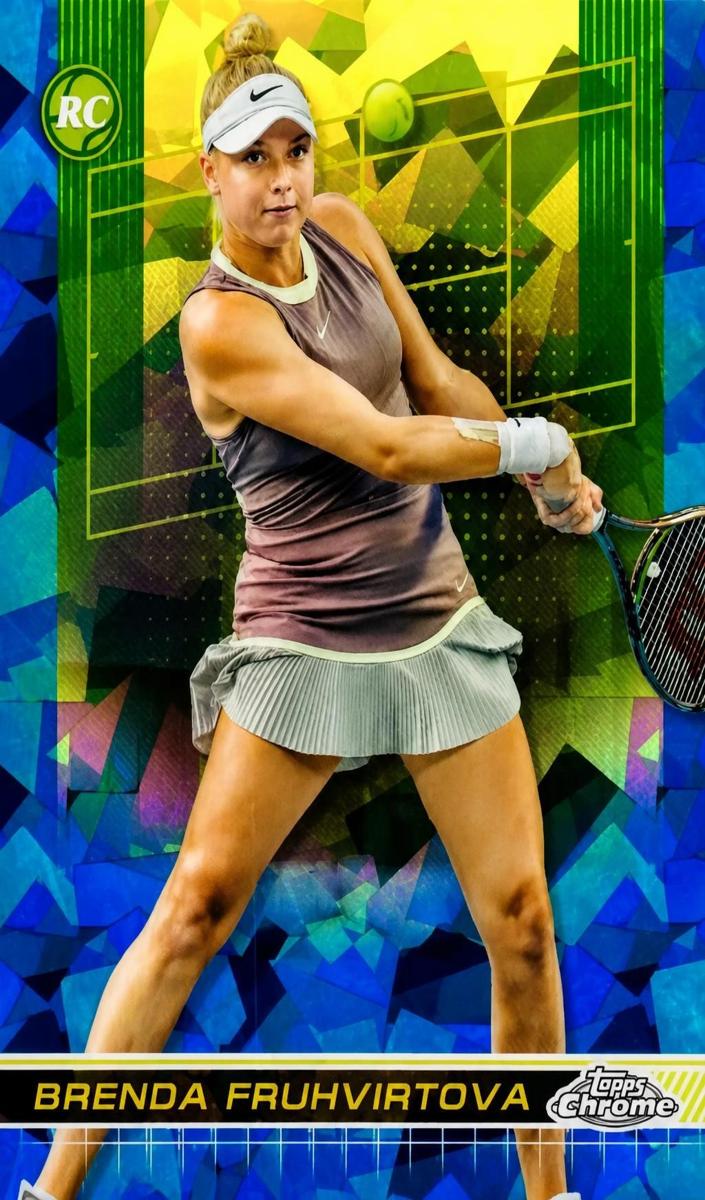 2024 Topps Chrome Sapphire Brenda Fruhvirtova #156 card