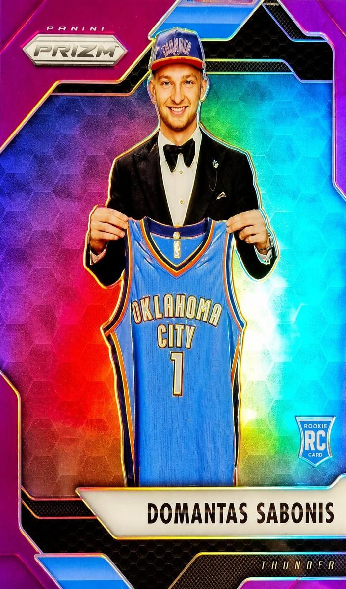 2016 Panini Prizm Domantas Sabonis [Purple] #255 card