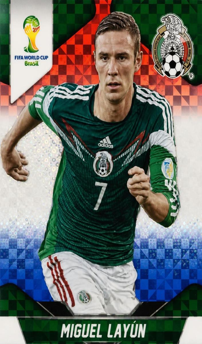 2014 Panini Prizm World Cup Miguel Layun [Red White and Blue Plaid] #144 card