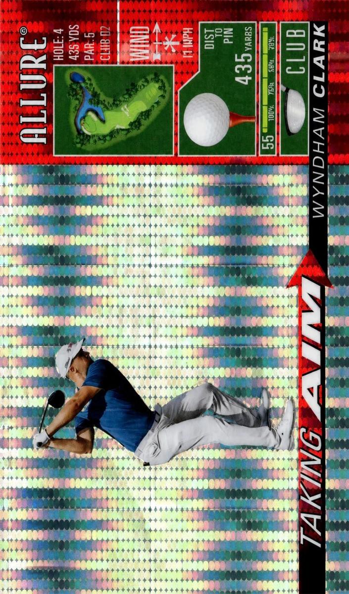 2026 Upper Deck Allure Taking Aim Wyndham Clark [Orange] #TA-5 card