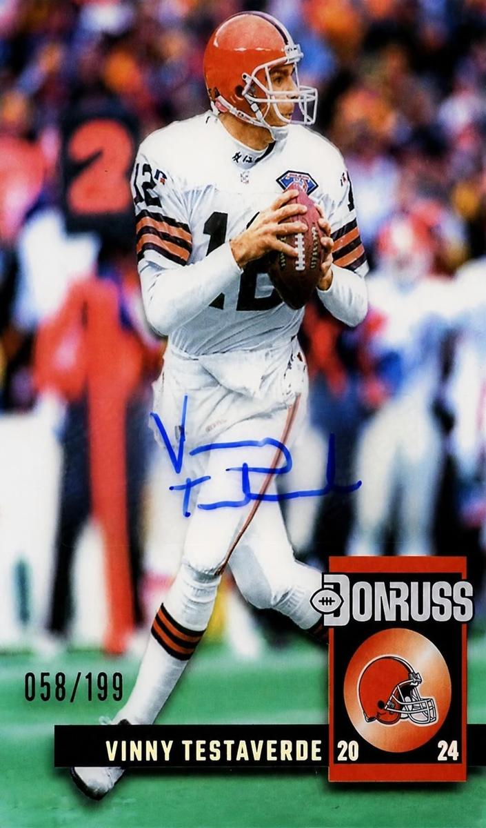 2024 Panini Clearly Donruss Vinny Testaverde #11 card