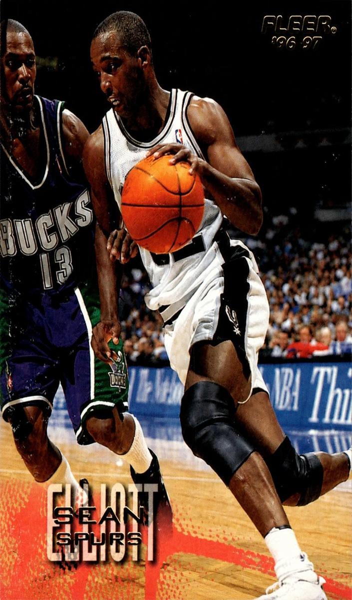 1996 Fleer Sean Elliott #98 card
