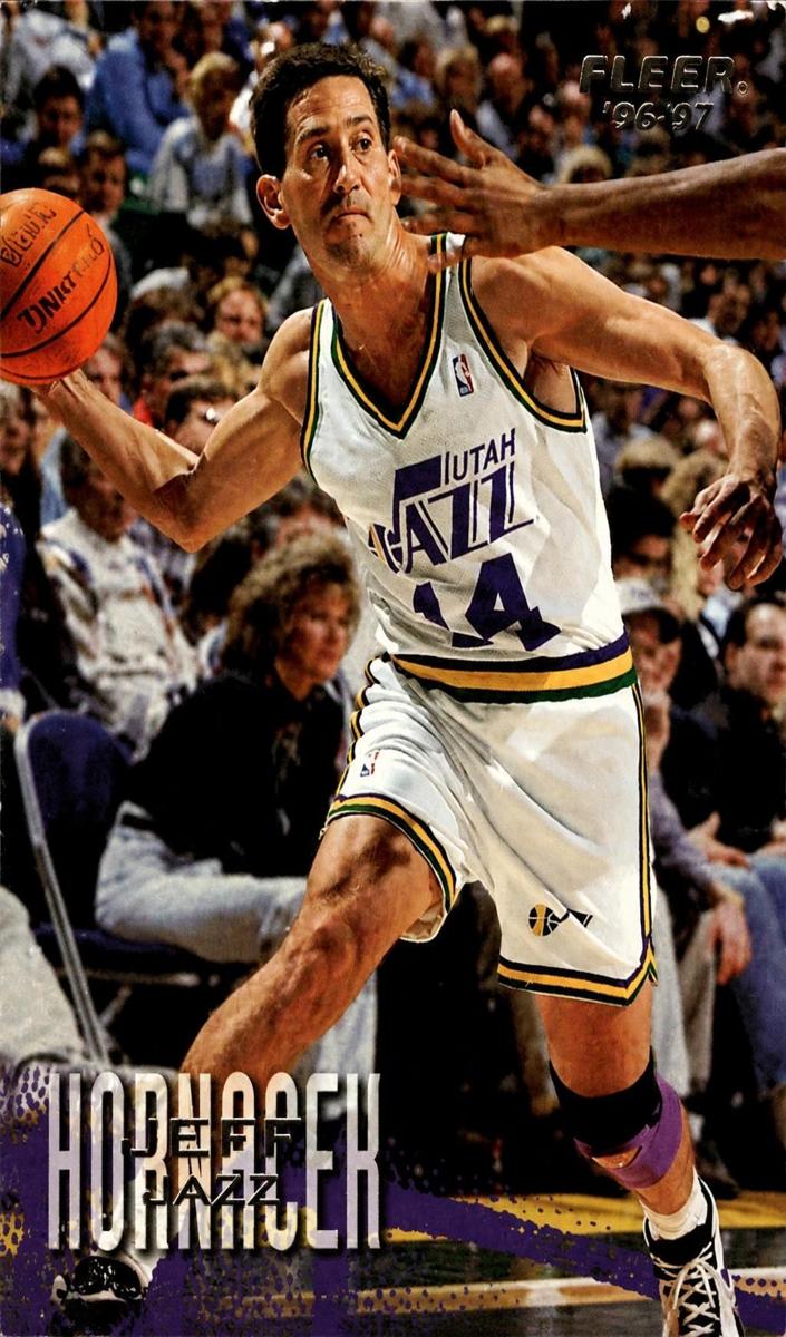 1996 Fleer Jeff Hornacek #109 card