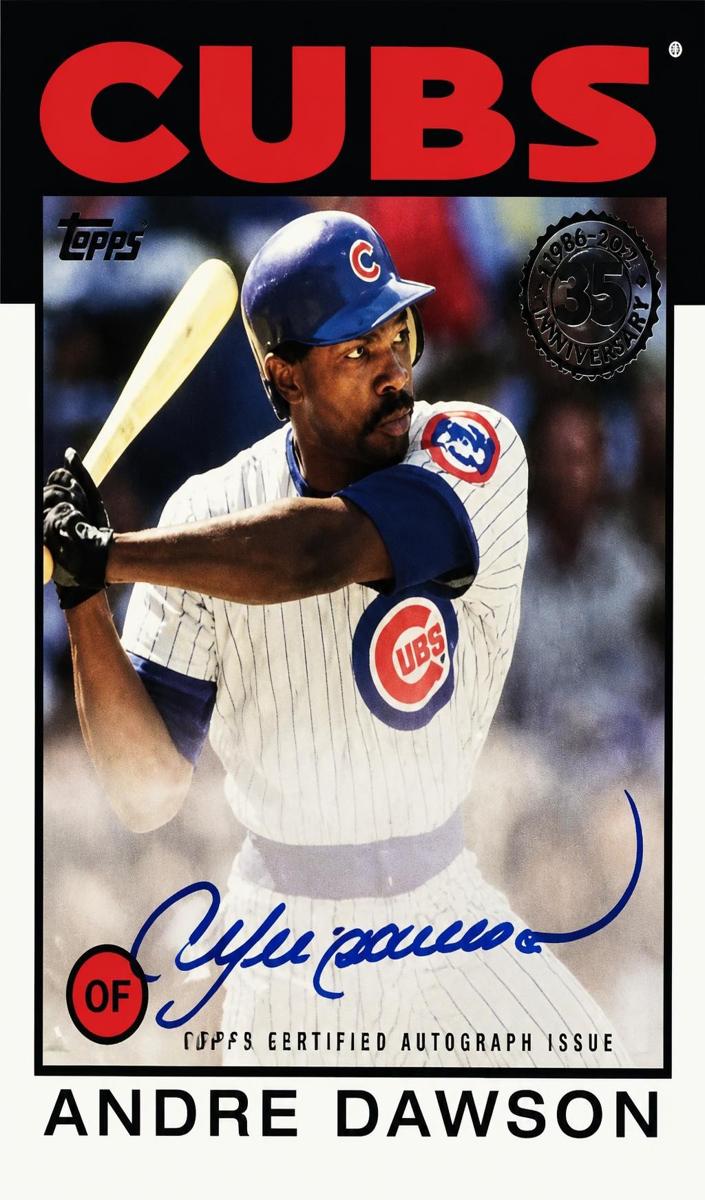 2021 Topps Andre Dawson #86A-AD card