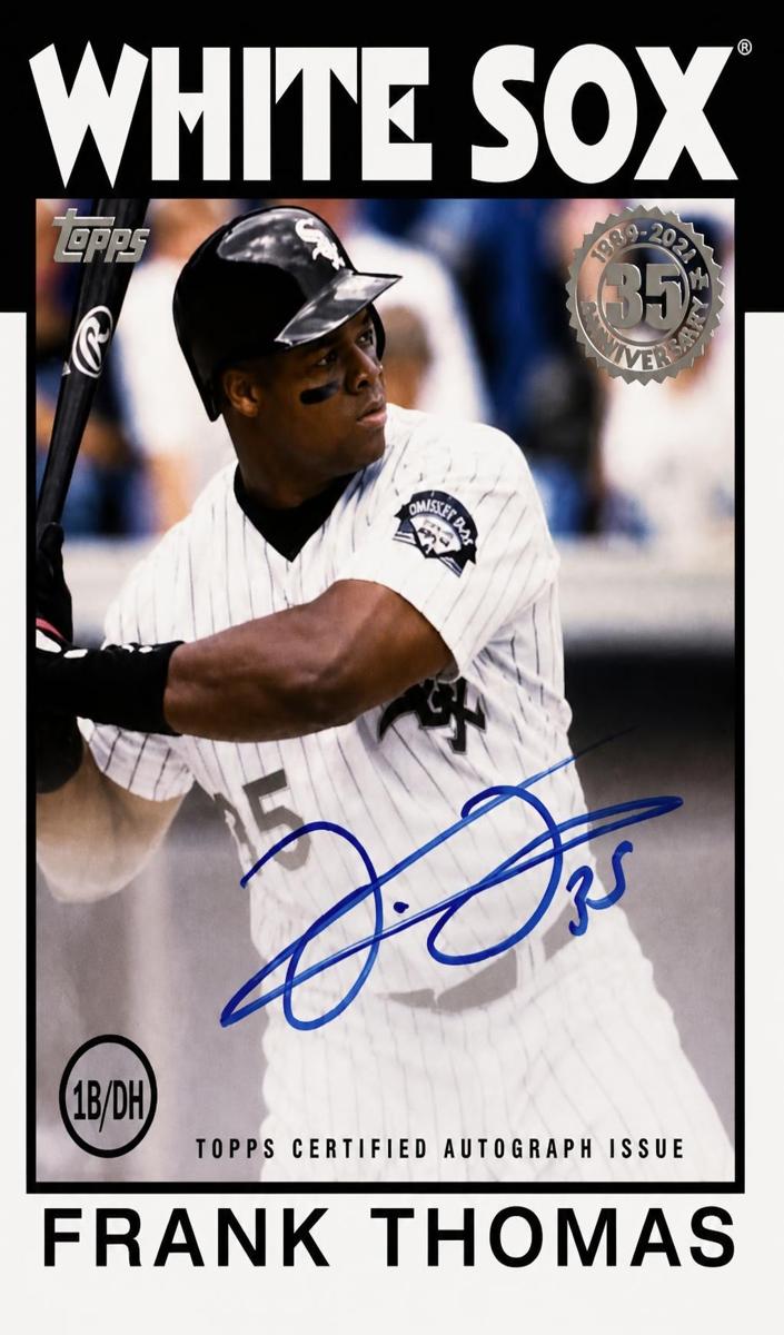 2021 Topps Frank Thomas #86A-FTH card