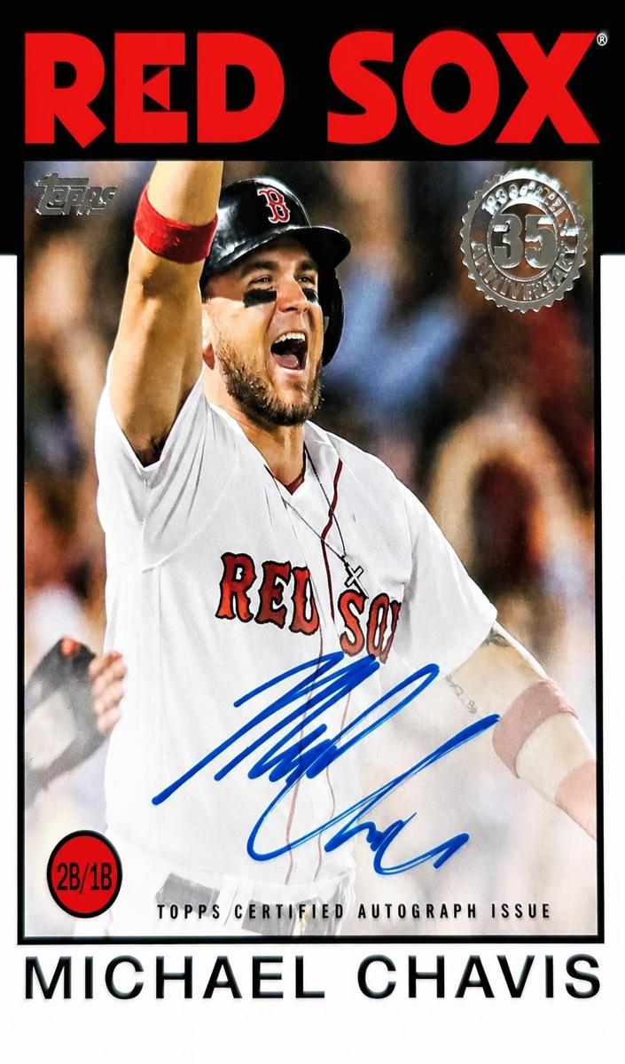 2021 Topps Michael Chavis #86A-MCH card