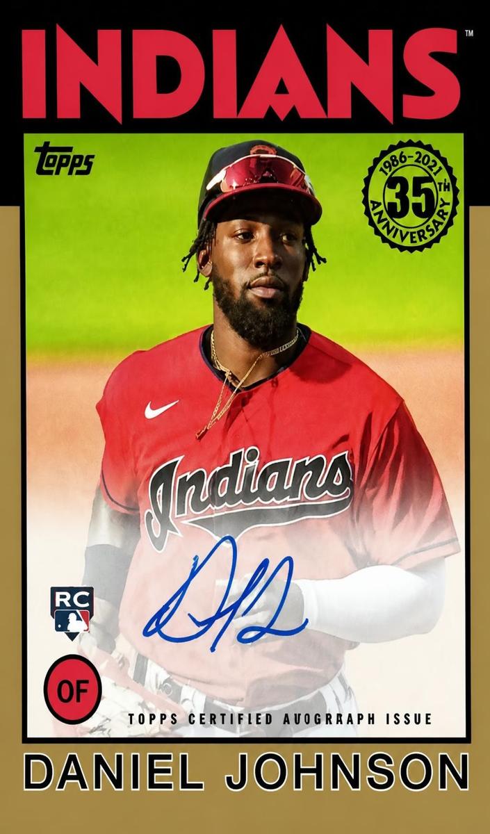 2021 Topps Daniel Johnson #86A-DJO card