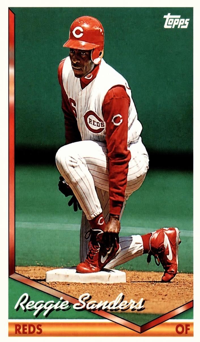 1994 Topps Reggie Sanders #647 card
