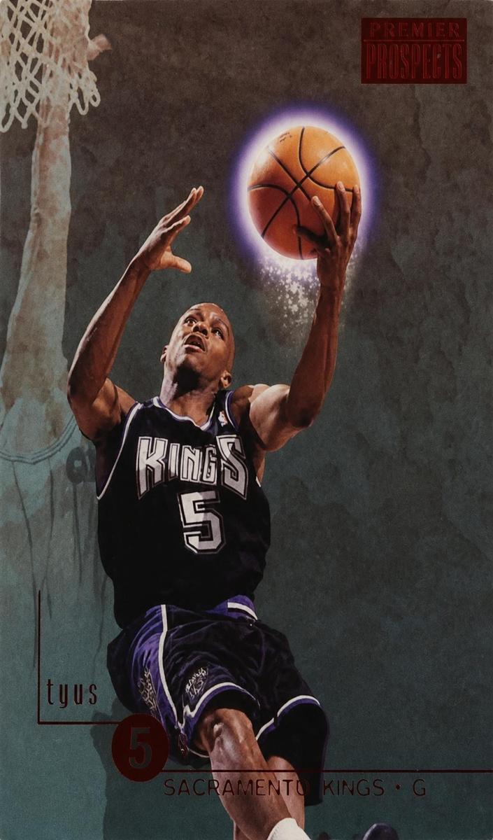 1996 Skybox Premium Tyus Edney #98 card