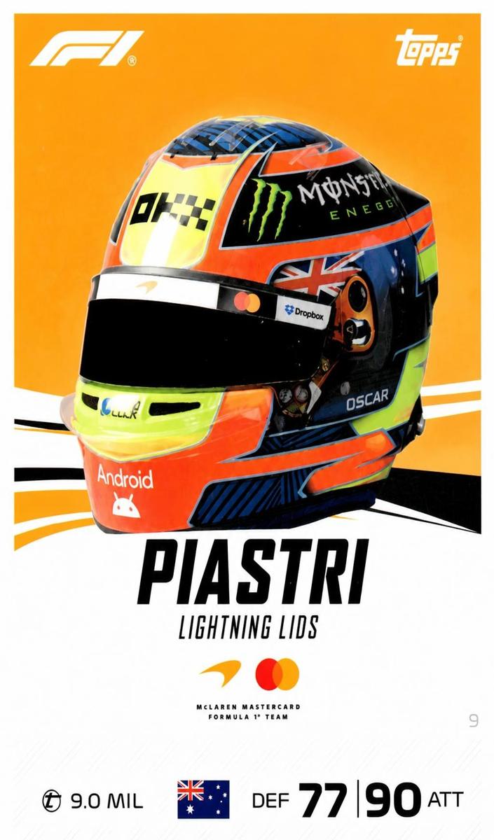 2026 Oscar Piastri #9