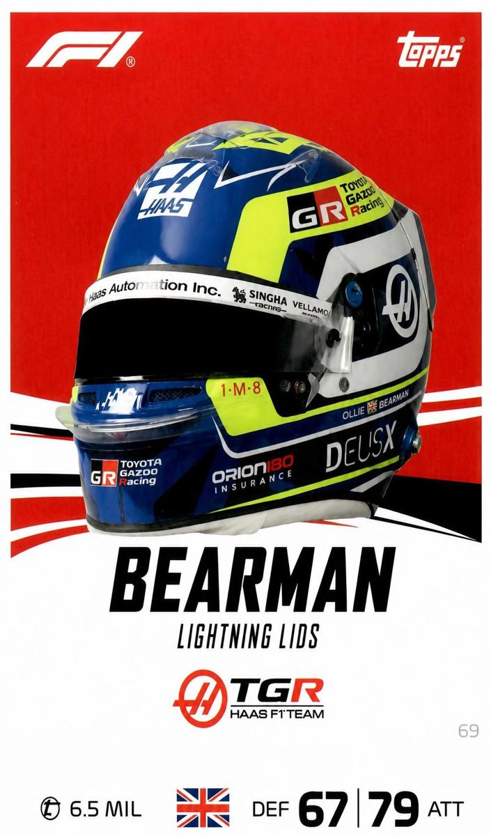 2026 Oliver Bearman #69