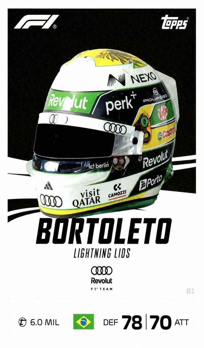2026 Gabriel Bortoleto #81