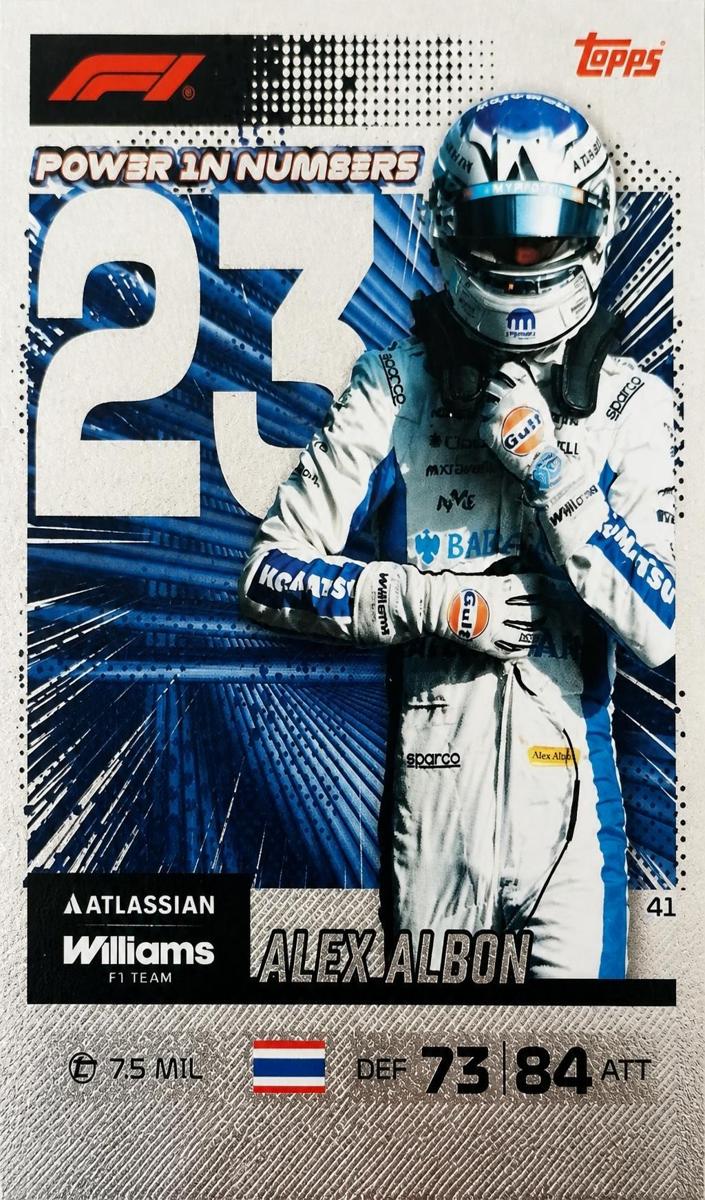 2026 Alex Albon #41