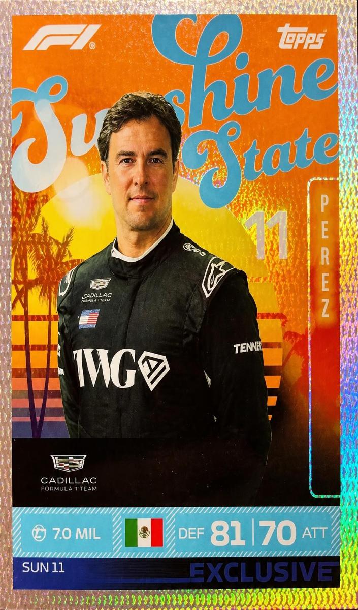 2026 Sergio Perez #SUN 11