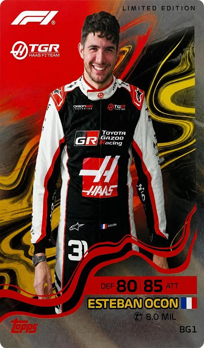 2026 Esteban Ocon #BG 1