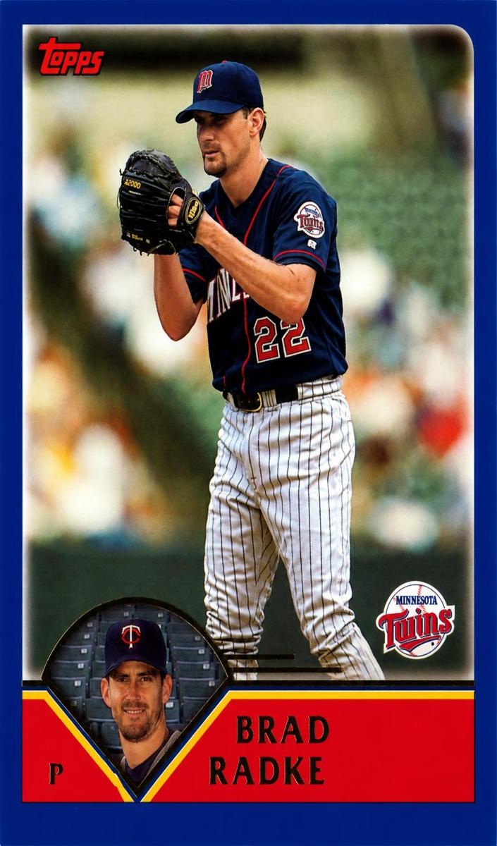 2003 Topps Brad Radke #434 card