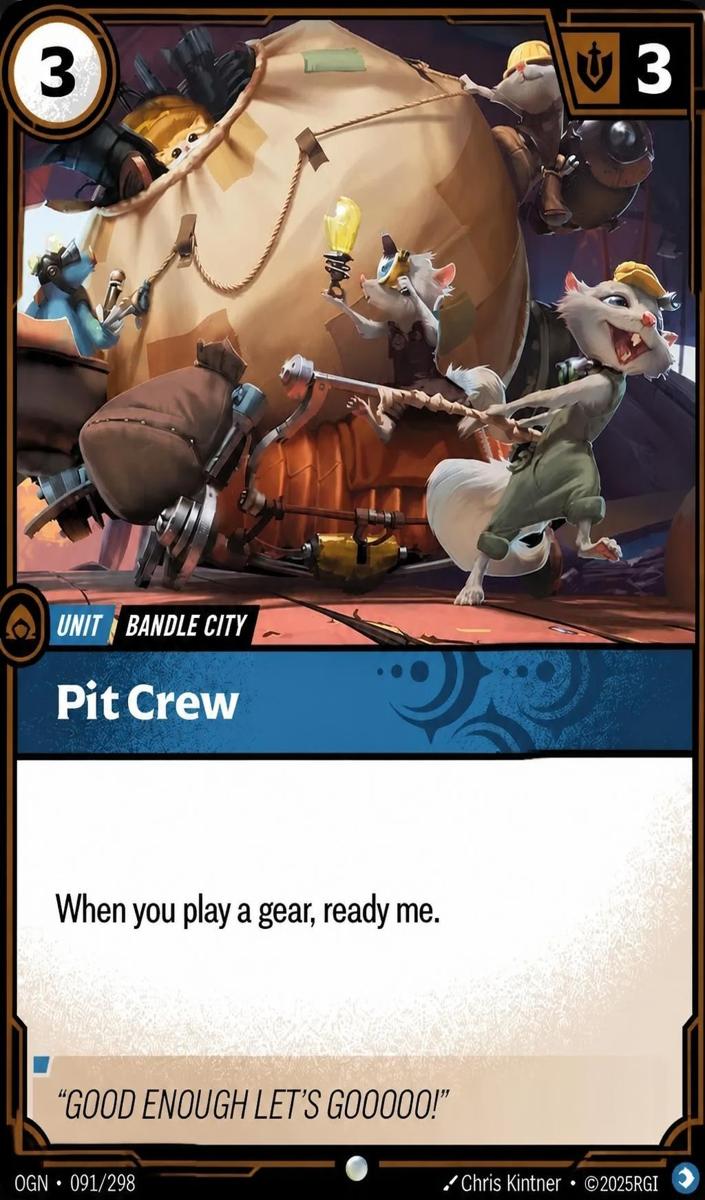 2025 Pit Crew [Foil] #91