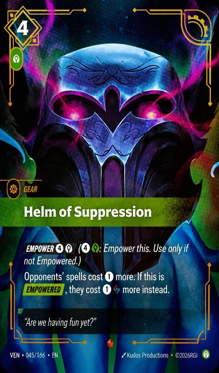 2026 Helm of Suppression [Foil] #45