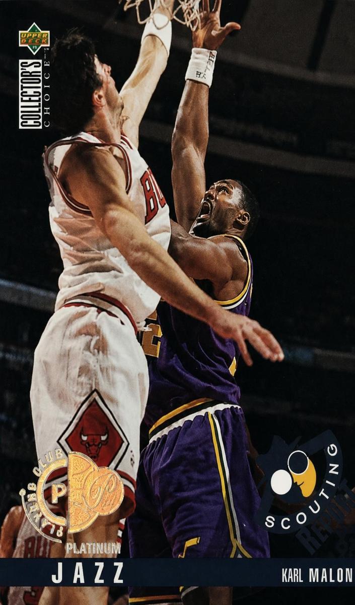 1995 Karl Malone [Platinum Player's Club] #347