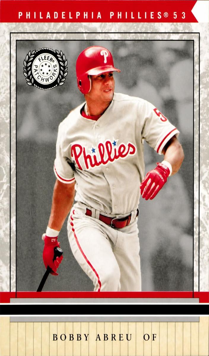 2003 Fleer Patchworks Bobby Abreu #52 card