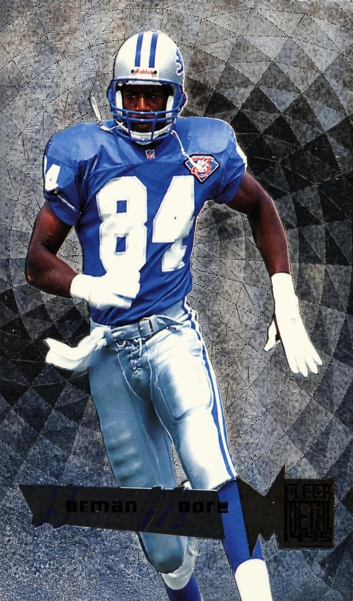 1995 Fleer Metal Herman Moore #30 card