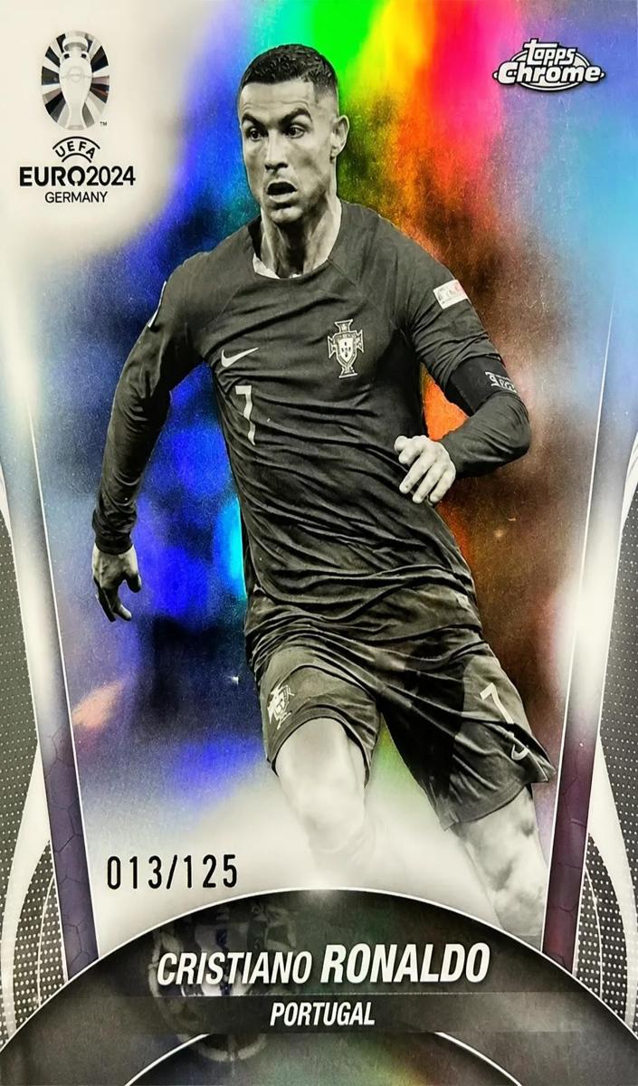 2024 Cristiano Ronaldo [Black and White Refractor] #7