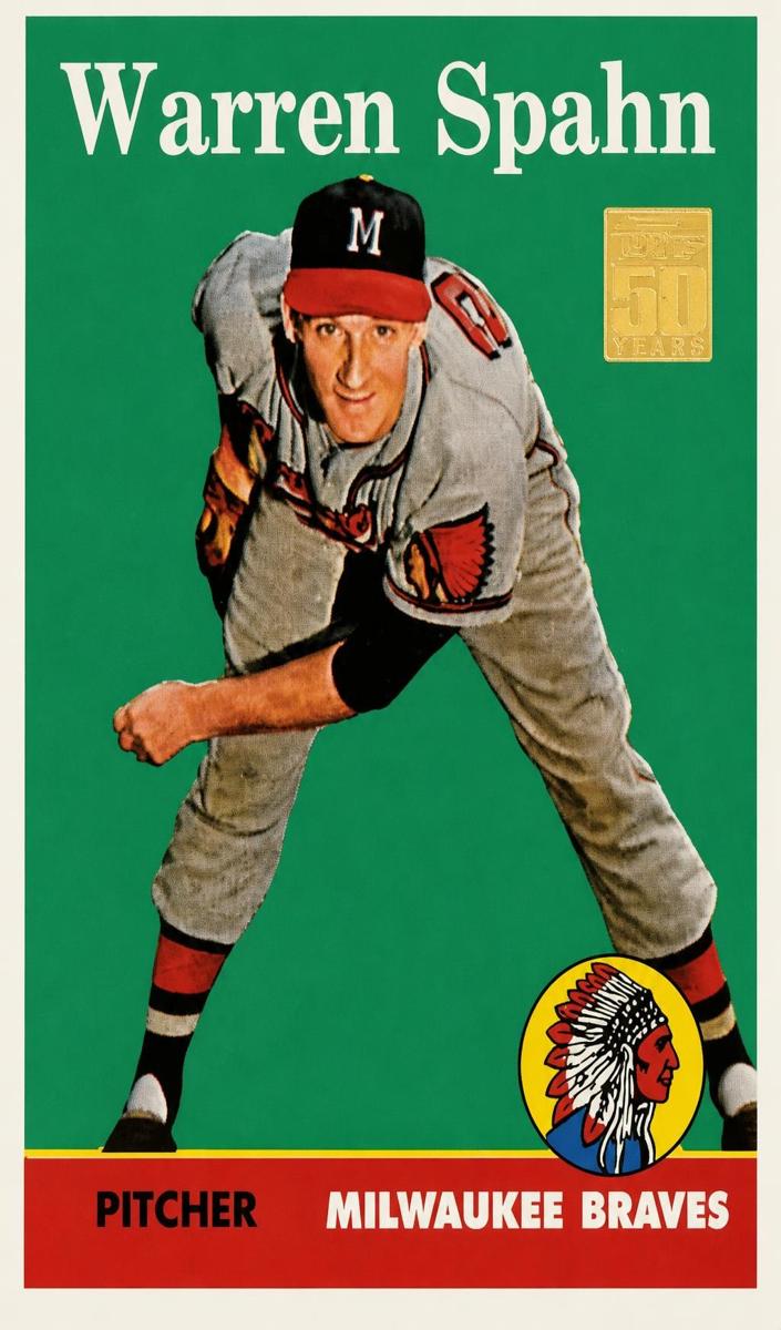 2001 Warren Spahn #8