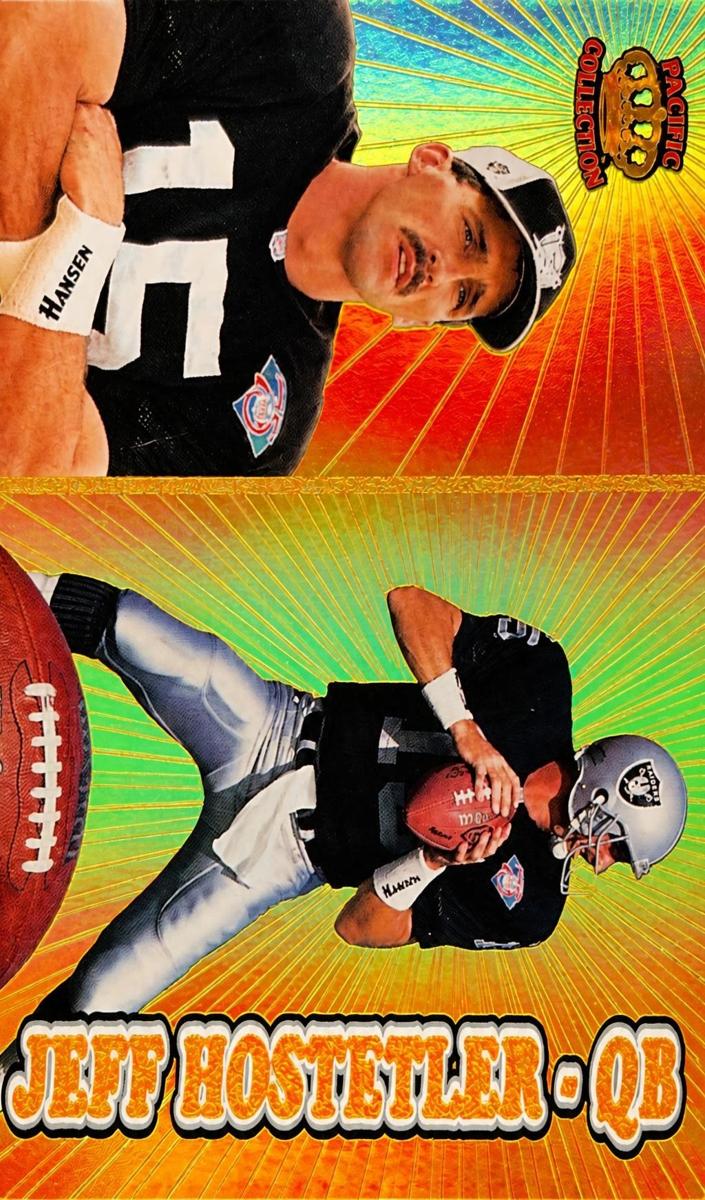 1995 Pacific Prisms Jeff Hostetler #177 card