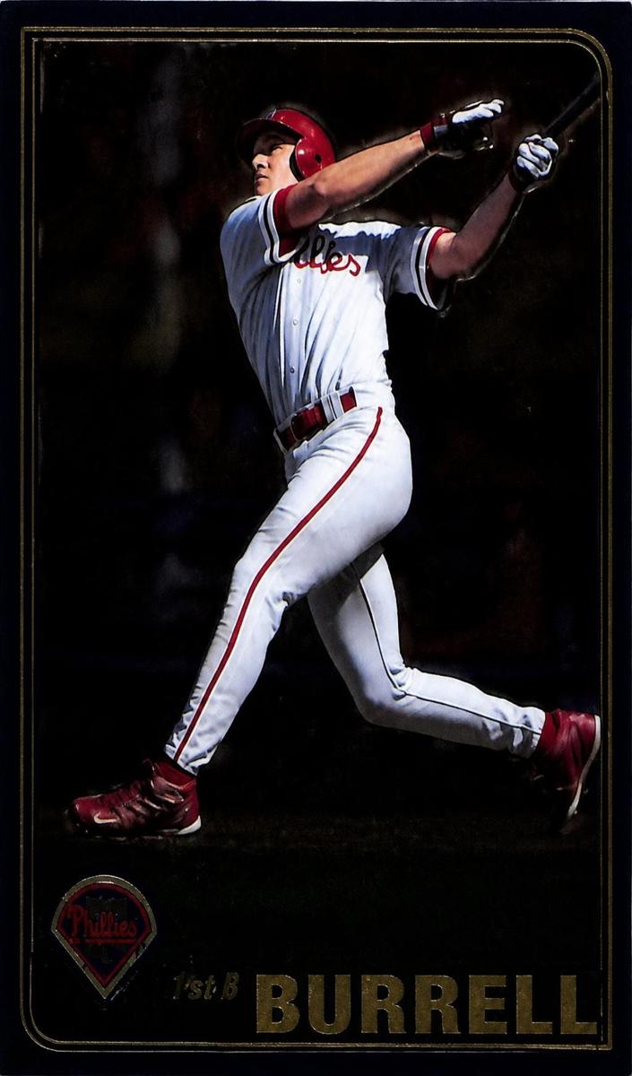 2001 Topps Chrome Pat Burrell #114 card