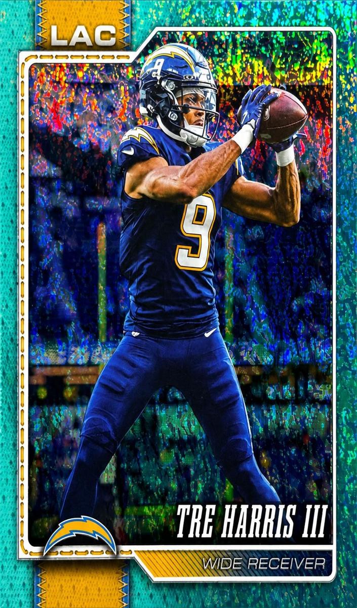 2026 Tre Harris III [Aqua Holo Foil] #106