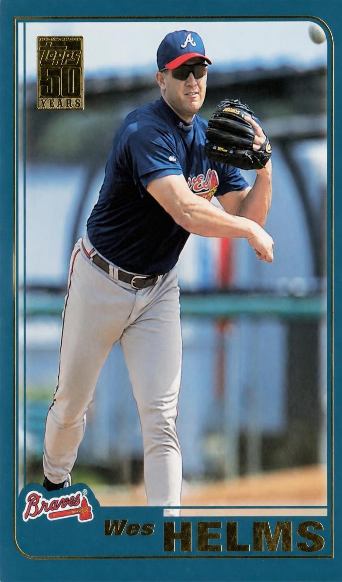 2001 Topps Traded Wes Helms #T93 card
