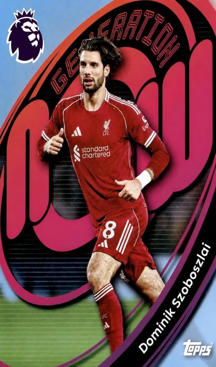 2025 Topps Premier League Dominik Szoboszlai #178 card