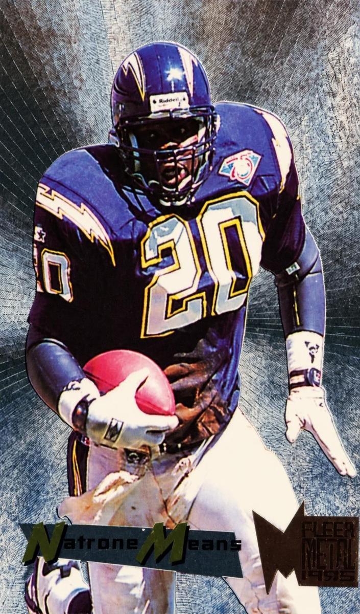 1995 Fleer Metal Natrone Means #27 card