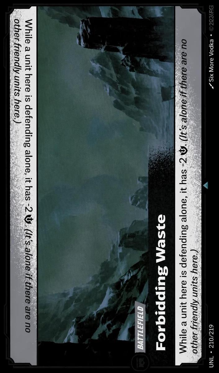 2026 Forbidding Waste [Foil] #210