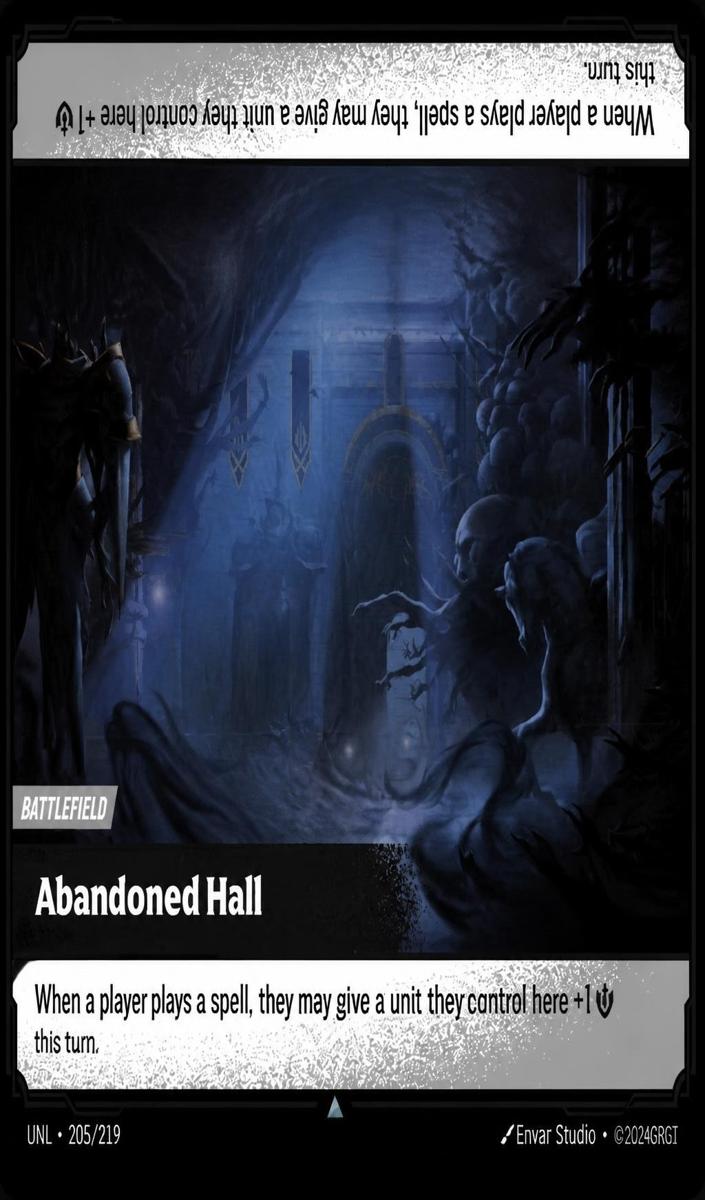 2026 Abandoned Hall [Foil] #205