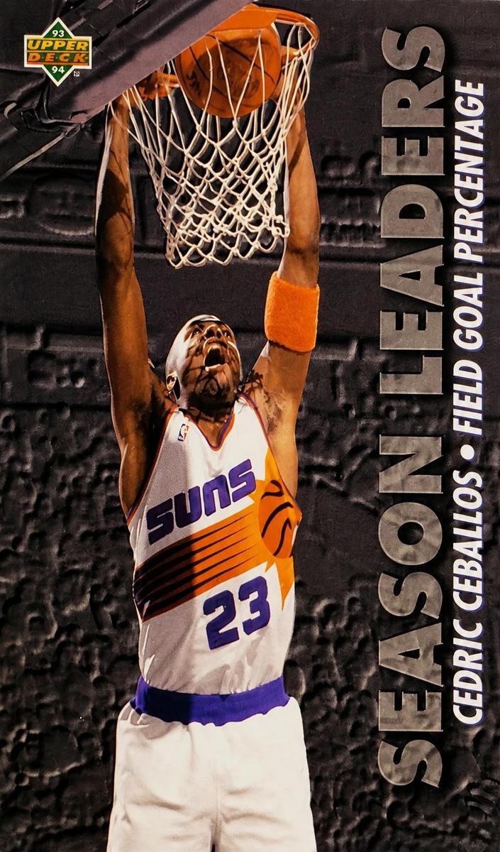1993 Upper Deck Cedric Ceballos #172 card