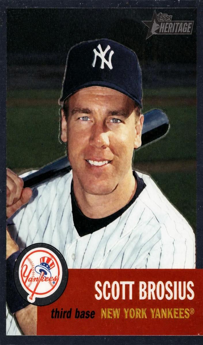 2002 Topps Heritage Scott Brosius #THC16 card