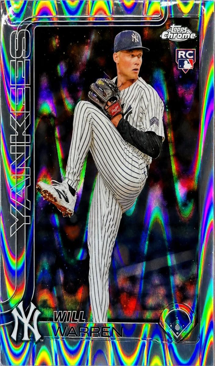 2025 Topps Chrome Will Warren #81 card