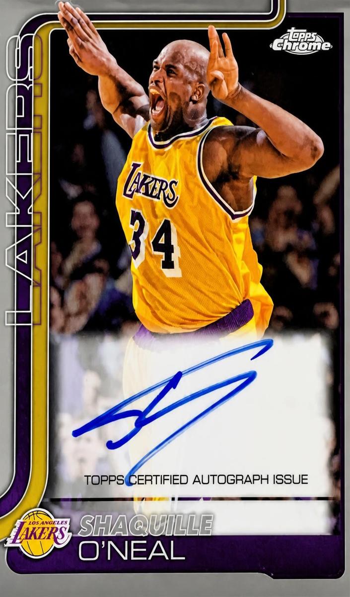 2025 Shaquille O'Neal #TCA-SO