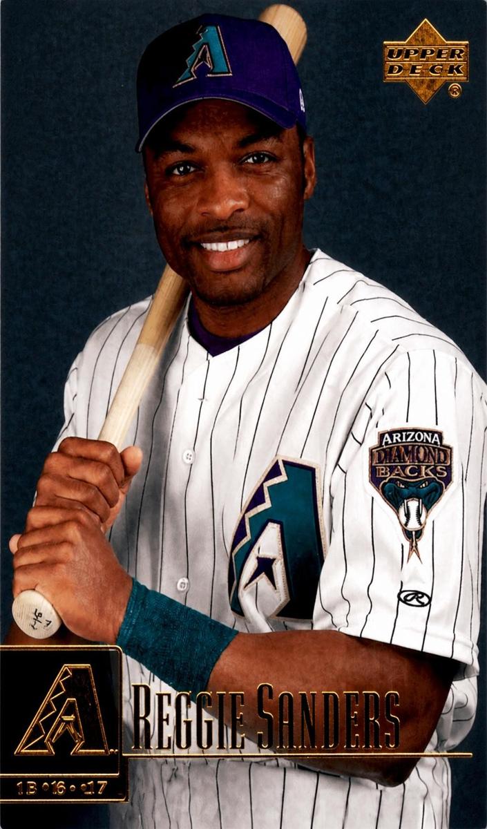 2001 Upper Deck Reggie Sanders #397 card