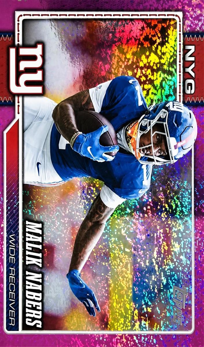 2026 Malik Nabers [Pink Holo Foil] #153