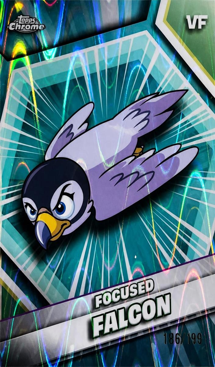 2026 Focused Falcon [Aqua RayWave Refractor] #75