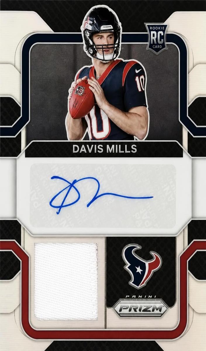 2021 Panini Prizm Davis Mills #RPA-DM card