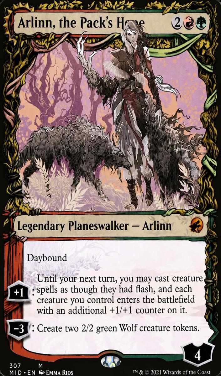 2021 Arlinn, the Pack's Hope & Arlinn, the Moon's Fury [Showcase] #307