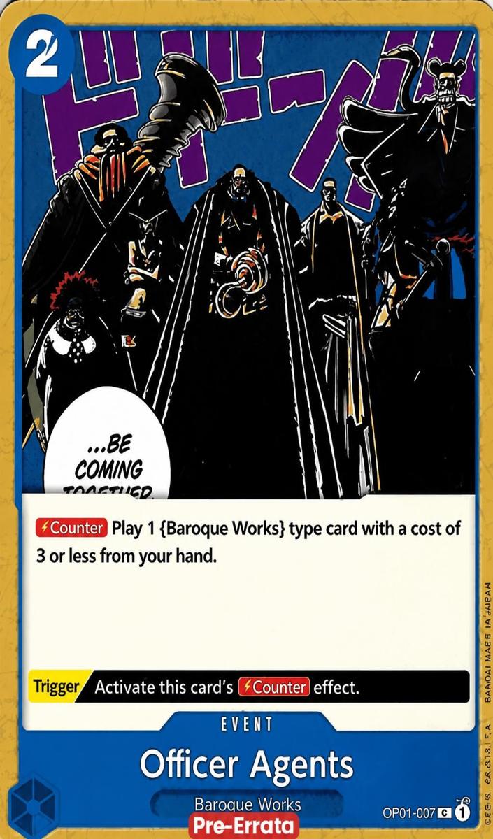 2022 Officer Agents [Errata] #OP01-087