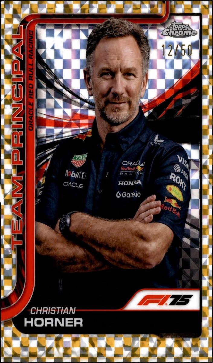2025 Christian Horner [Gold Checker Flag Refractor] #192