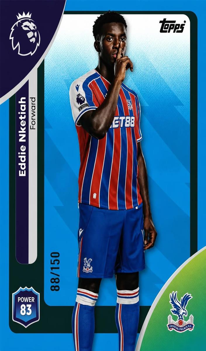 2025 Eddie Nketiah [Blue Rainbow] #122