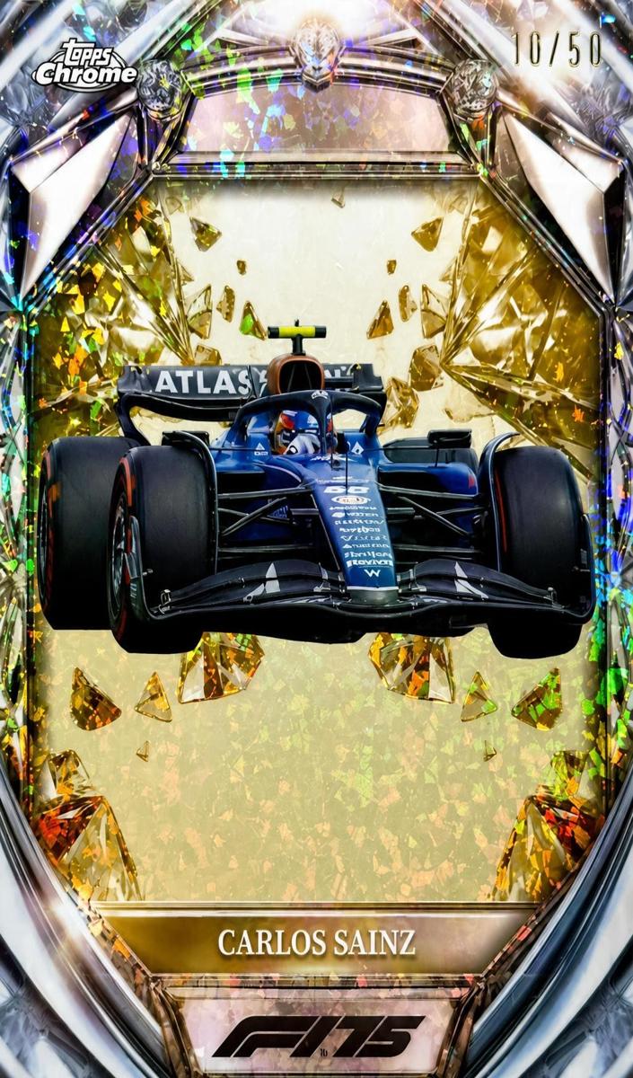 2025 Carlos Sainz [Gold Mini-Diamond Refractor] #D75-38