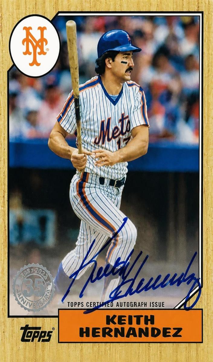 2022 Keith Hernandez [Purple] #87TBA-KH