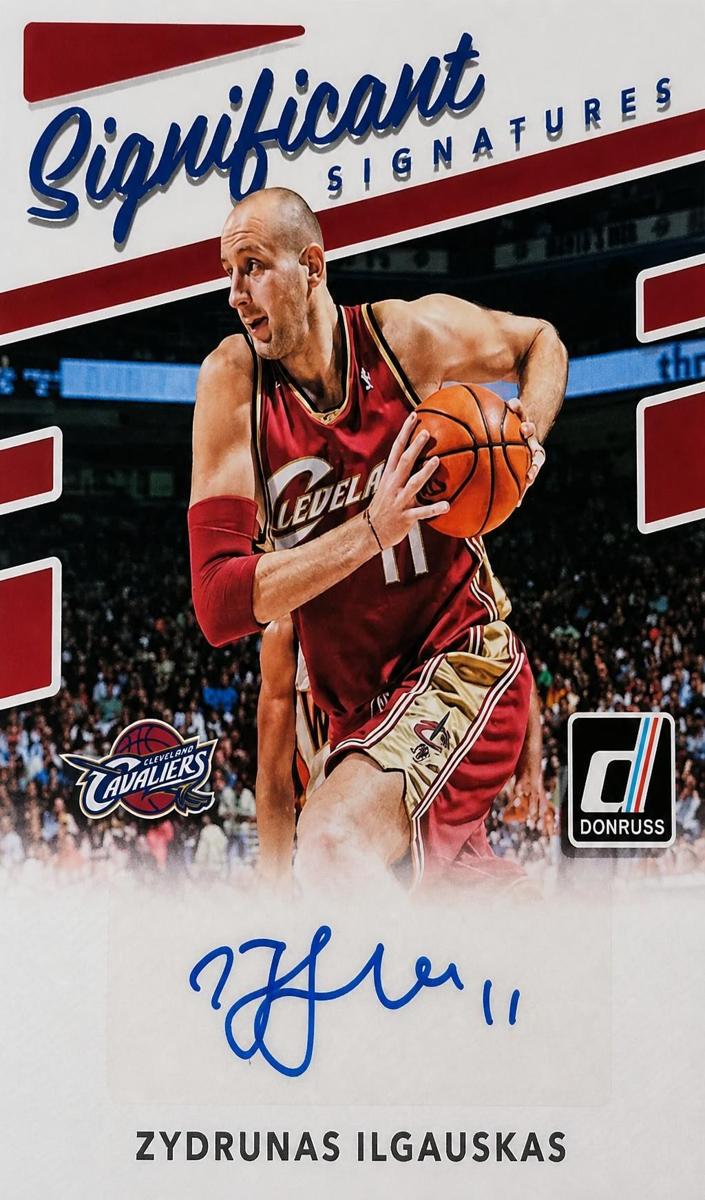 2017 Panini Donruss Zydrunas Ilgauskas #SS-ZI card